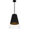 Quoizel Peregrine Mid Pendant 1 Light Brushed Black PRG1514BBK - alternate 5